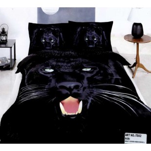 Постельное белье 3d "Черная пантера"