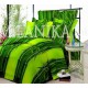 Сочно-зеленое постельное белье из поплина с расцветкой Бамбук