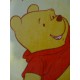 Желтый плед с медведем Винни Пухом фото рисунок