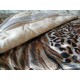 Атласное леопардовое покрывало на кровать стеганное
