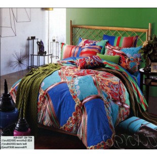 Разноцветное постельное белье в стиле модерн