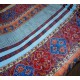 Плед бордовый в персидском стиле с орнаментом фото