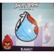 Плед Angry Birds голубого цвета упаковка