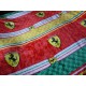 Красный плед с лого Ferrari из фланели ткань